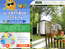 Tablet Screenshot of camping-belesbat.com